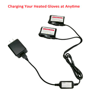 Smarkey 8.4v Heated Glove Charger for Insole Socks Jacket Battery Charging (Easy for Outdoor and Travelling)