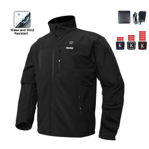 Smarkey Heated Jacket for Men with 1pc 5200mAh Battery and Charger