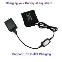 将图片加载到图库查看器，Smarkey 8.4v Heated Jacket Battery Adapter Charger USB Cable (4.0mm Connector)